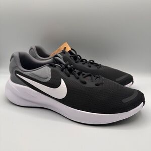 Nike Men’s Running Shoes Black Gray White Size 12 FB2207-007 NEW